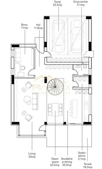 Vila Exclusivista *296mpc* / 753 mp teren + piscina si fire-pit / Balotesti - 59