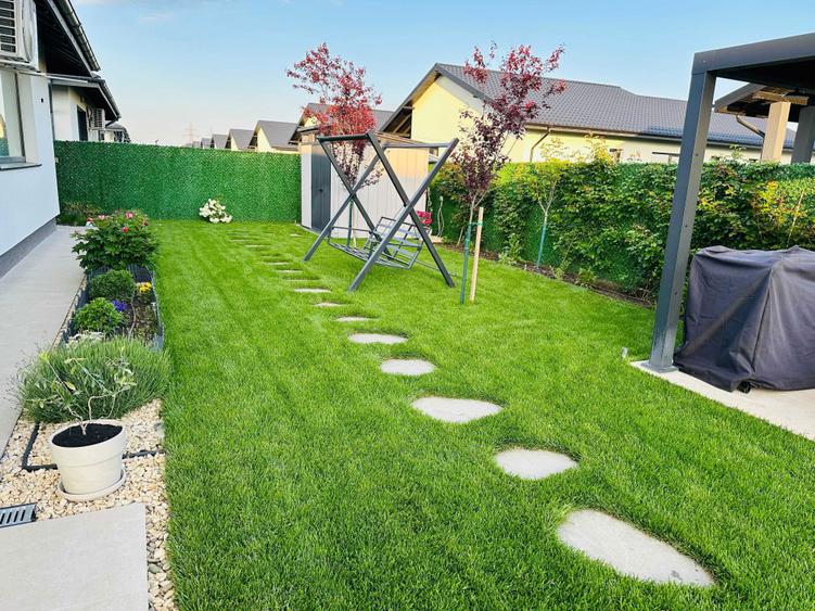 Casa individuala parter , Balotesti, 4 camere, teren 450 mp - 6