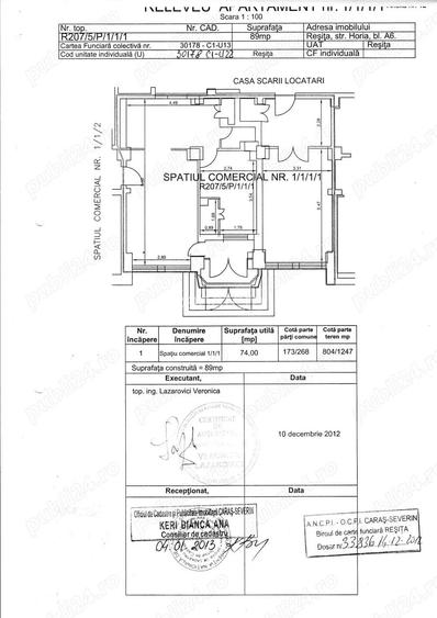 Spa?iu comercial 89 mp poate fi transformat in locuin?a! Zona Resita Sud