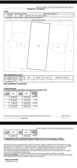VAND teren 1.000 mp RASNOV, Zona GLAJARIE (RAUL Mare) - 1