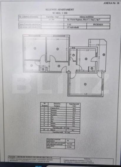 Apartament 3 camere, 68 mp, zona Nord - Pucioasa - 3