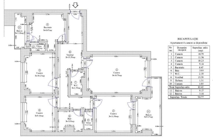 Apartament cu 4 camere decomandat în Lacul Tei