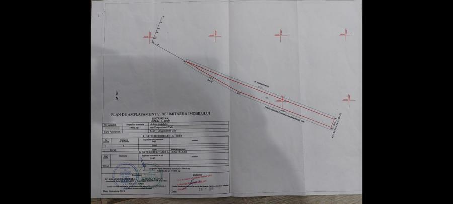 Teren Construcții intravilan de 10000 mp, în Dragomirești-Vale
