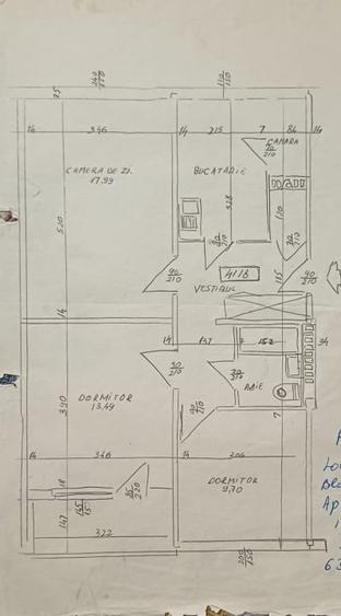 3 Camere Centrala Proprie Et.4/4  Bloc Reabilitat Metrou Valea Ialomitei - 9