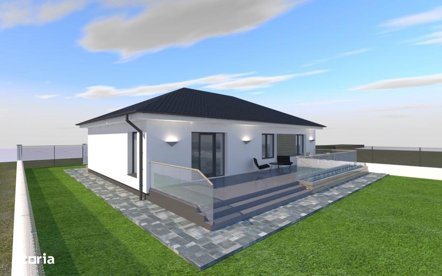 Casa noua cu 3 camere, curte spatioasa, gata de mutat - 4