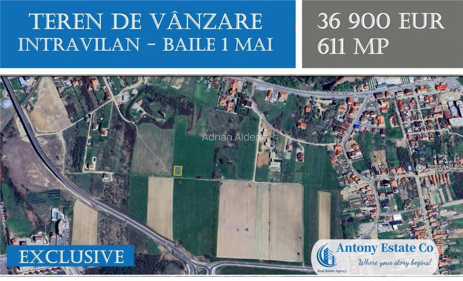 Teren intravilan de - Baile 1 Mai, Sanmartin