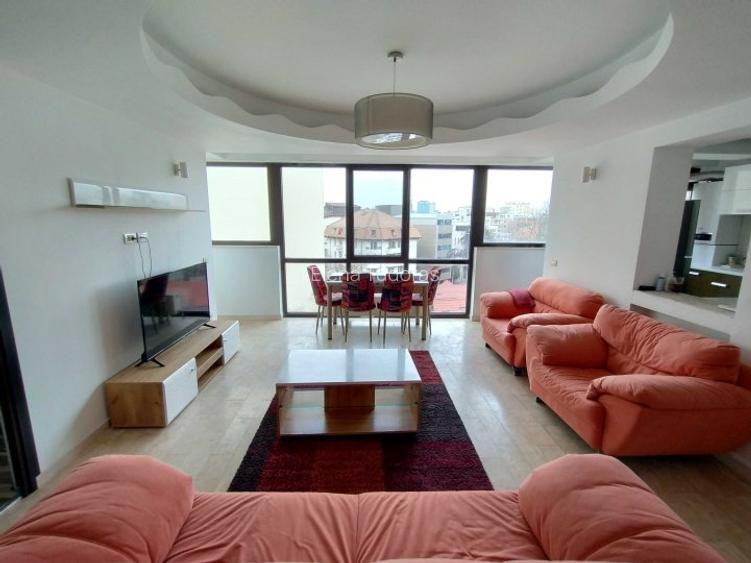 Apartament 3 camere, 72 mp, zona Dorobanti, bloc nou, centrala proprie, mobilat