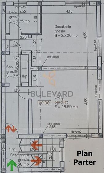 Comision 0! Casa 206 mp utili + pod 60 mp, 4 parcari, 304 mp teren - 21