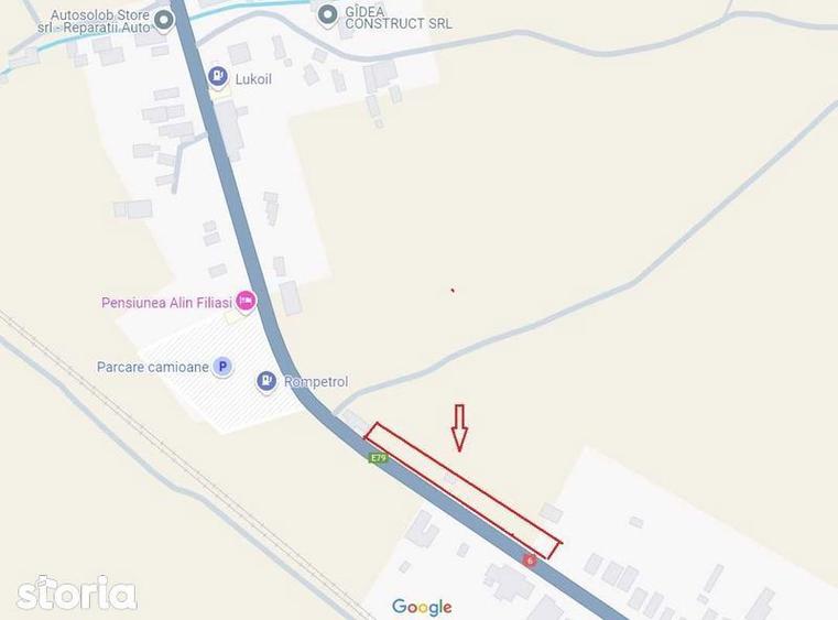 Intravilan Filiasi, 104m deschidere la DE70, 2056mp, 100m de Rompetrol - 8