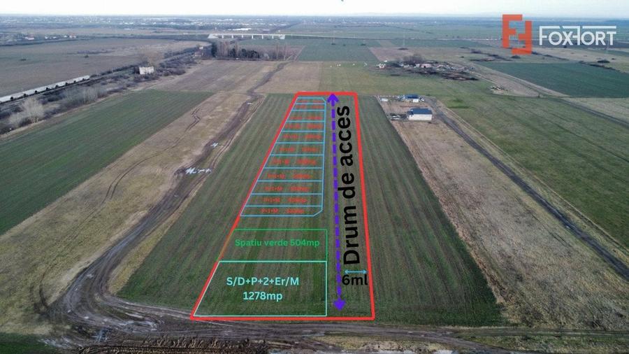 Teren intravilan 7.146mp cu PUZ in lucru - Ideal pentru Investitii - 2