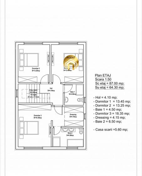 Vila Individuala 4 camere - Complex Nou - Calitate Premium! Otopeni Odaile - 5