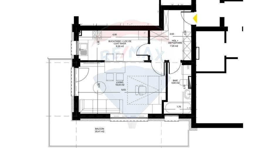 Garsoniera Maurer Avantgarden 3 - Faza V - Comision 0% - 4