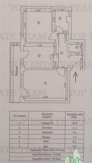 Apartament 2 cam. Vidin - scoala 20 - - Braila - 5