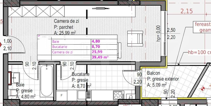 Apartament cu 1 camera + bucatarie inchisa, Soporului - aproape de Iulius Mall Apartament cu 1 camera + bucatarie inchisa, Soporului - aproape de Iulius Mall