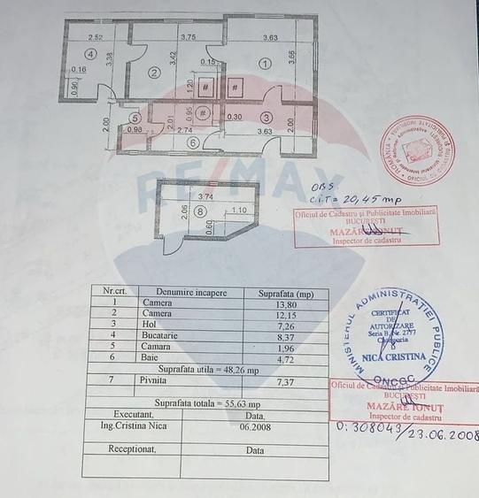 Apartament cu 2 camere de vanzare zona Turda Strada Stefan Stoika - 7