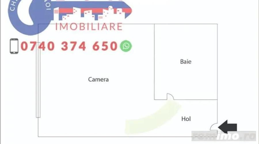 ID 1375 Garsoniera confort 2 de vanzare* Str Alunisului - 1