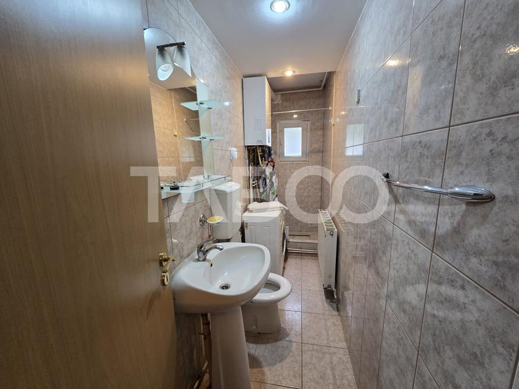 Garsoniera de inchiriat mobilata utilata la parter Vasile Aaron Sibiu - 7