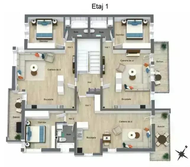 Apartament 2 Camere Foarte Spatios | Toate Facilitatile - 1