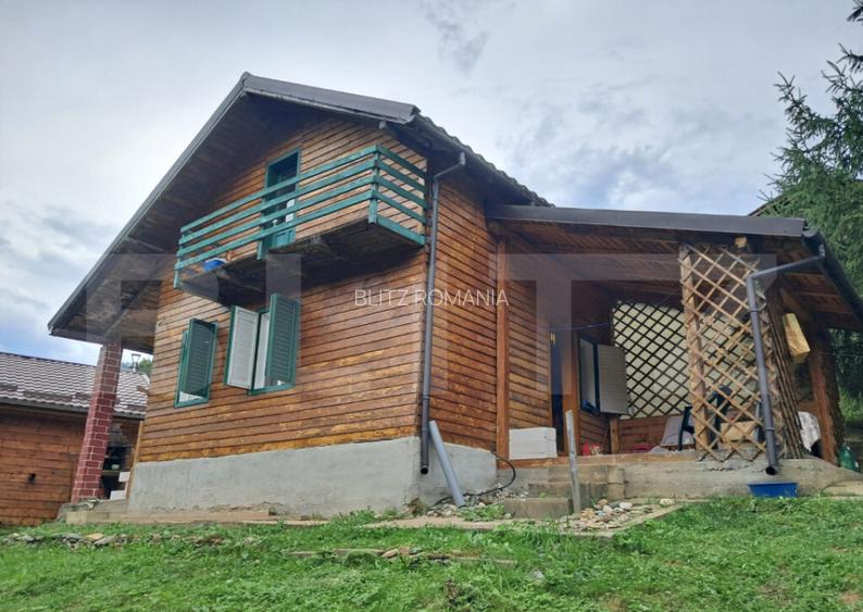 Cabana finalizata, cu teren Muntele Rece