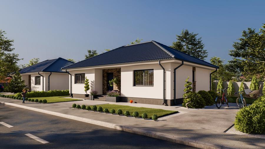 Casa individuala, la cheie, sat Dumbraveni, comuna Balotesti, str. Lahovari 90G - 15