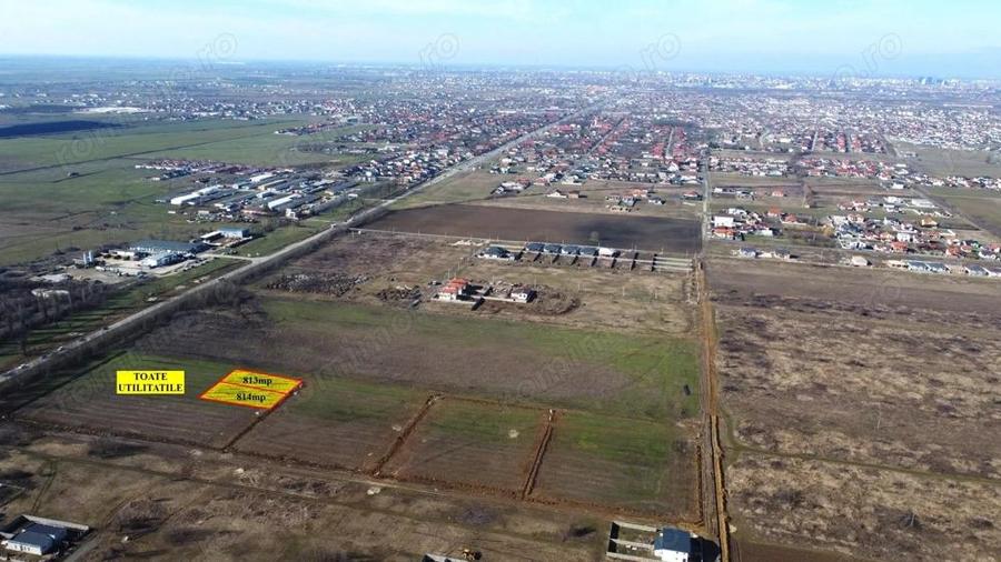 Mosnita Noua - teren pentru constructie 6apartamente - toate utilitatile - 3