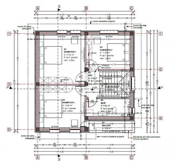 Casa la rosu cu placa de beton peste etaj Berceni, Ilfov - 8