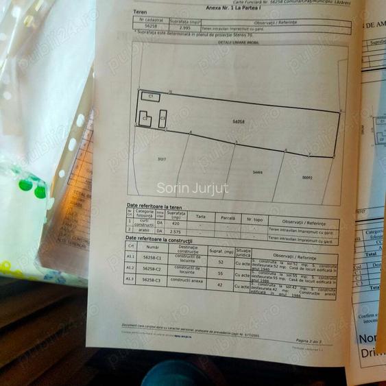 De vanzare teren cu casa. Calea Mare Nr.106