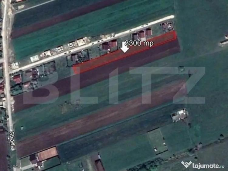 Teren intravilan Stupini, 3300 mp - 1