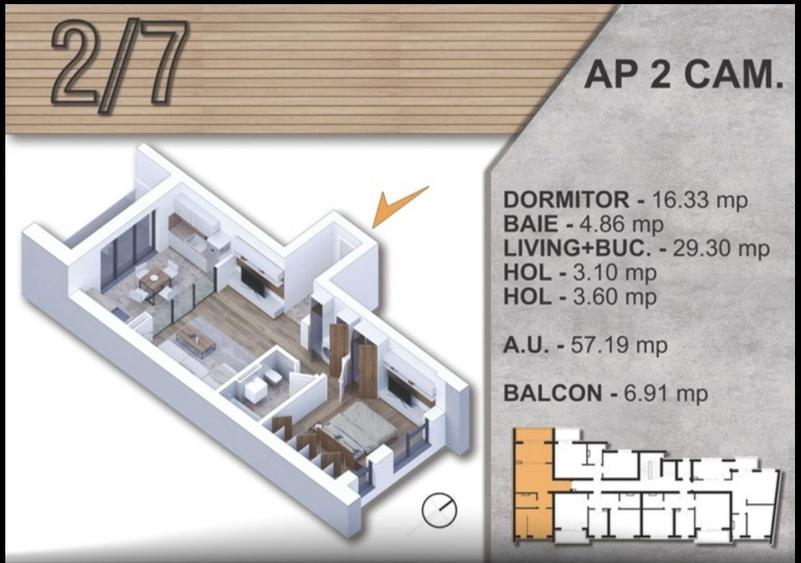 Apartament de vanzare.(Zona Pia?a Unirii) - 6