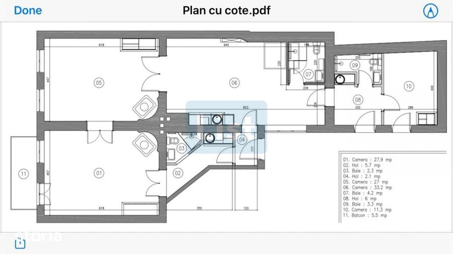 Apartament cu 4 camere semidecomandat, mobilat în Ultracentral