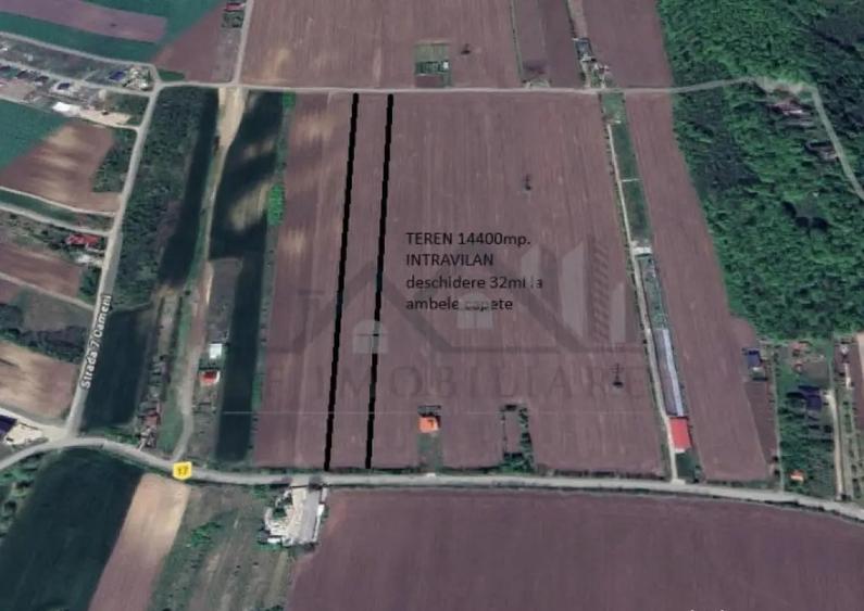 Aroneanu TEREN 14400mp intravilan cu utilitati zona construi - 1