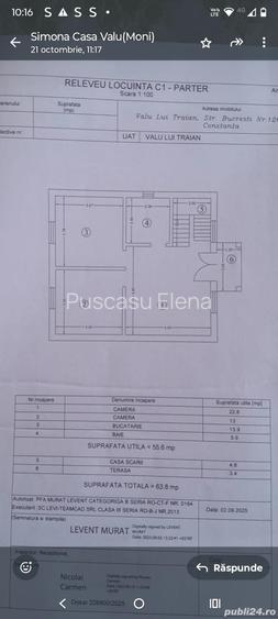 Valu lui Traian - casa P+M