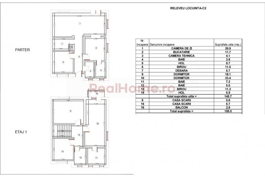 Casa / Vila | 5 camere | Curte 220  mp  | metrou 15 min | - 4