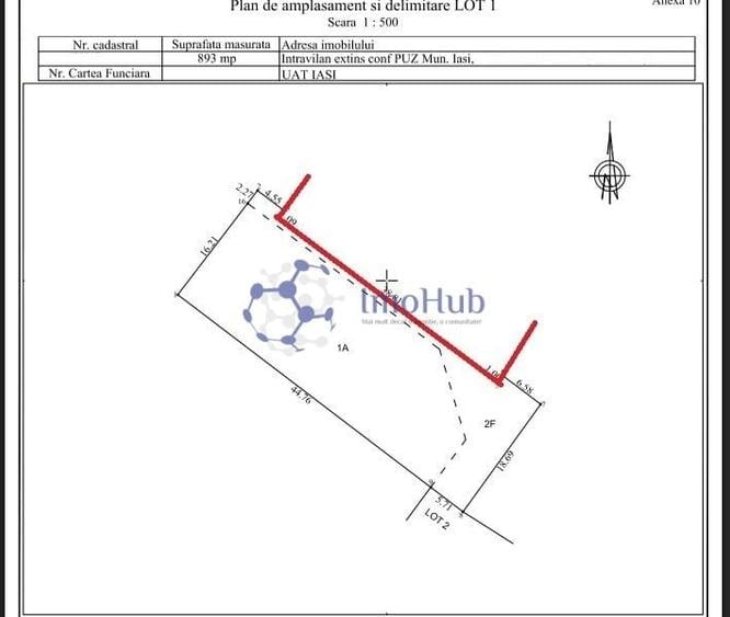 Teren Construcții intravilan de 814 mp, în Copou