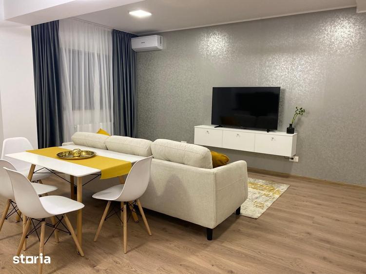 Apartament cu 2 camere, mobilat în Dămăroaia