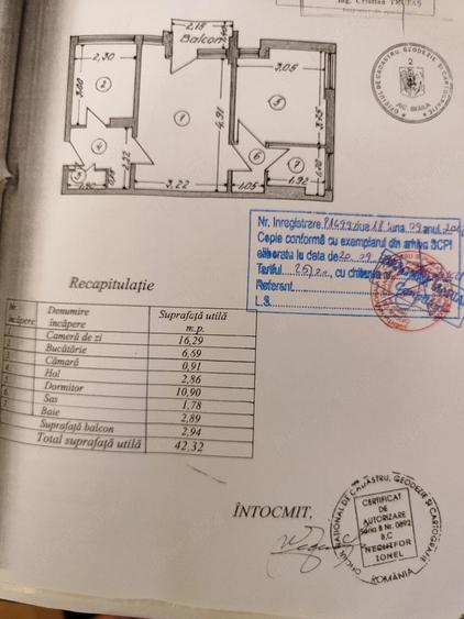 Apartament cu 2 camere semidecomandat în Marna