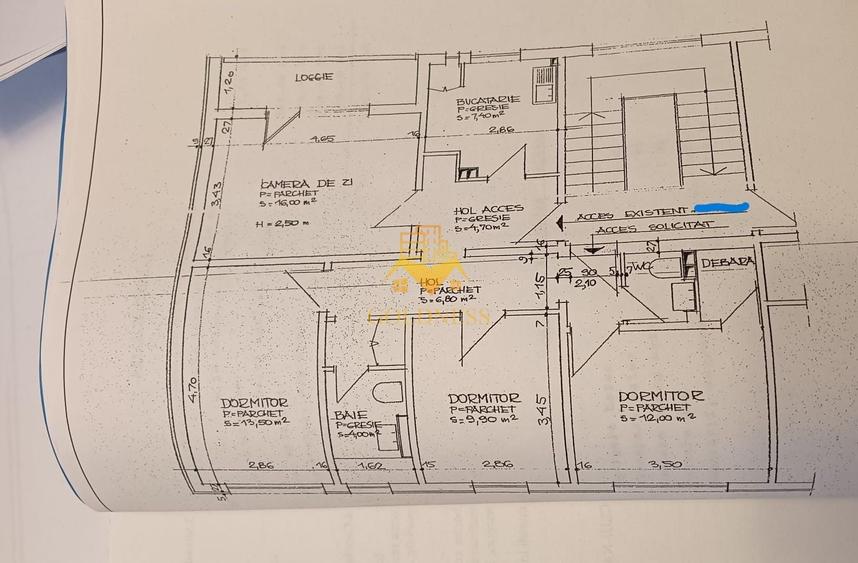 Apartament cu 4 camere decomandat, mobilat în Mănăștur