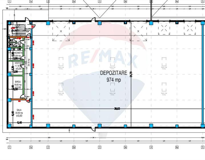 Spațiu industrial de 875mp de închiriat în zona Exterior Vest - 8