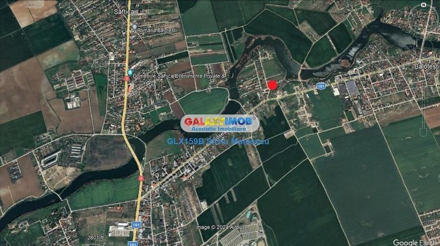 Balotesti - Teren 1.540 Mp str. Florilor - 2
