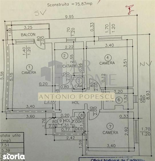 Apartament 3 camere, renovat, in Ploiesti, zona Republicii. - 6