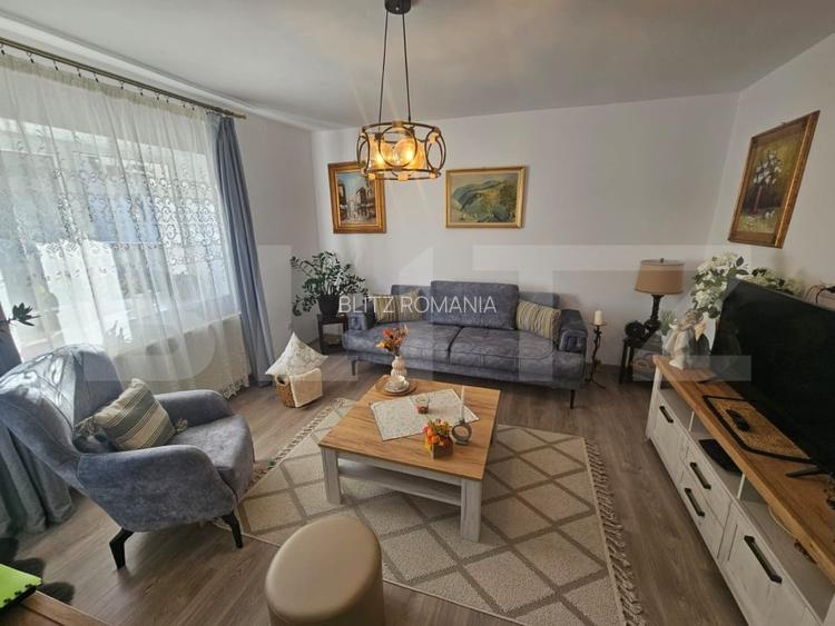 Casa individuala, 110 mp utili, 328 mp teren, finisata, Chinteni!