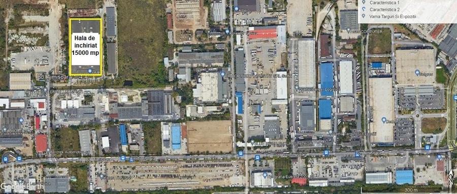 Inchiriez hala Bd. Timisoara, 400-15000 mp, birouri 2000 mp, parcare 2000 mp - 3