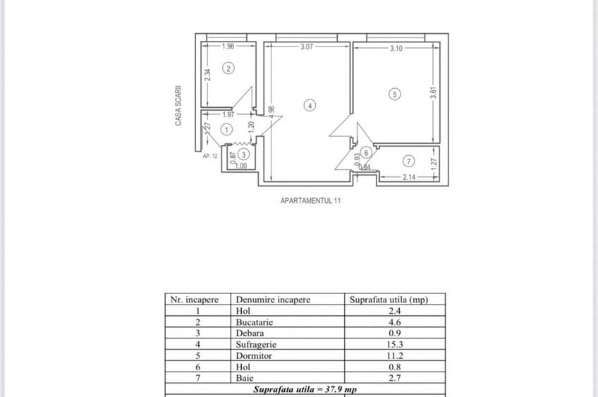 Apartament 2 camere – Ultracentral Medgidia, lângă Primărie - 1
