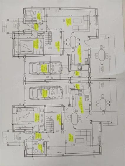 Duplex despartit prin garaj - 130 mp utili - teren 450 mp - toate utilitatile - 2