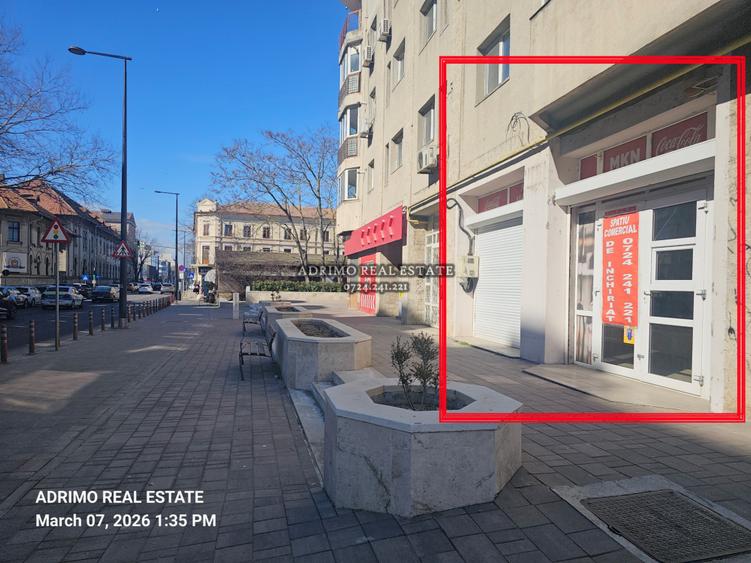 Spatiu Comercial 64 mp utili zona Hotel Sport - Mircea cel Batran - 1000 euro - 2
