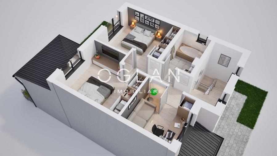 NOU! DUPLEX 102mp, 4 camere -perfect pentru o familie - Sura Mica - 8