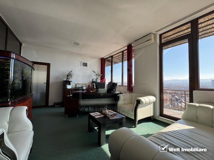 Apartament 4 camere, ultrafinisat, mobilat pentru birou, panorama unica ! - 1