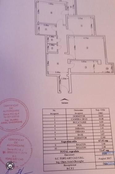 Apartament cu 3  camere decomandat, etajul 7/10, zona Independentei - 1