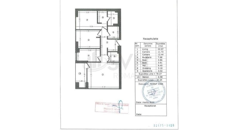 REA1023794 3 camere Victoriei l Titulescu l bloc 2022 - 16
