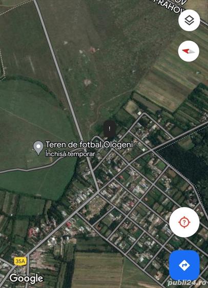 Teren de 1200 mp, în Ologeni